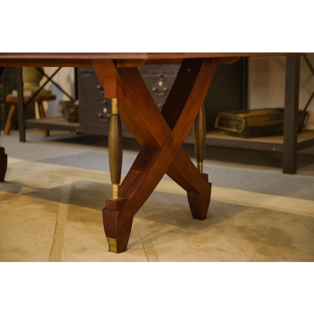 Wood Art Deco Wooden Table, 1930s For Sale - Image 7 of 14