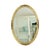 Baroque Hollywood Regency Golden Mirror Oval Deknudt Classic For Sale - Image 3 of 16