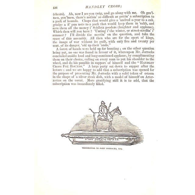 1920s "Handley Cross; Or, Mr. Jorrocks's Hunt" 1926 Surtees, Robert S. For Sale - Image 5 of 8