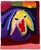 Menashe Kadishman, Israeli Hand Woven Colorful Wool Tapestry Weaving Menashe Kadishman Sheep Head For Sale - Image 14 of 14
