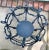 1920s Vintage Black Wrought-Iron Scrollwork Pedestal Plant Stand For Sale - Image 5 of 7