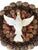 Enhance your decor with this beautifully crafted wood wall hanging sculpture. A white wooden dove bird —crowns atop of...