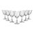 Vintage Tiffin Franciscan Shooting Star Water Goblets-Set of 7-Etched Stemware For Sale