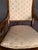 Late 19th-century American Victorian Lincoln rocking chair, circa 1890, crafted in walnut-stained birch. This beautifully...