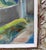 Mid-20th century modernist oil painting of the ancient garden of Gethsemane, with olive trees behind a protective wall and...