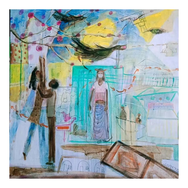 The Black Bird Flies Out of Your Sing With the Fruit, Ma Wei-Hong, 2021 For Sale