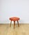 Red Vintage Square Orange Terracotta Stool For Sale - Image 8 of 8