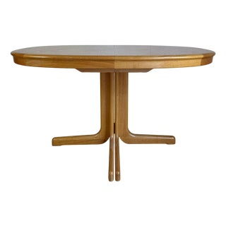 Vintage Danish Oak Dining Table, 1960 For Sale