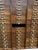 Antique Quarter-Sawn Vertical File Cabinet Ohmer & Sons 60 Slots For Sale - Image 4 of 12