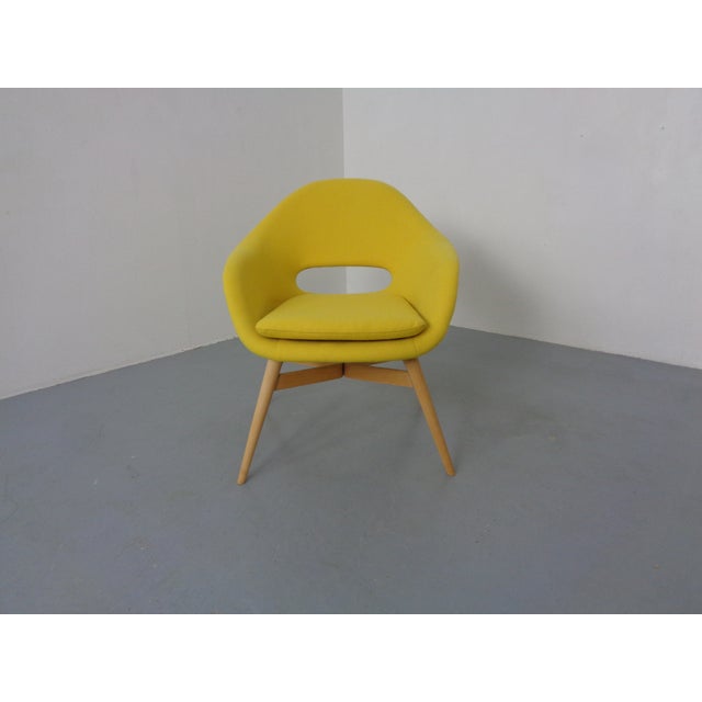 Shell Lounge Chair by Miroslav Navratil, Czech Republic, 1960s For Sale - Image 11 of 16