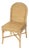 Flora 18.5 in. Seat Height Rattan Dining Side Chair, Natural Rattan For Sale