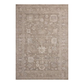Chris Loves Julia x Loloi Louisa Taupe / Ivory 2'-7" x 14' Runner Rug For Sale