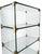 Striking vintage glass shelving unit designed by Leon Rosen for Pace Collection. This elegant piece features glass shelves...