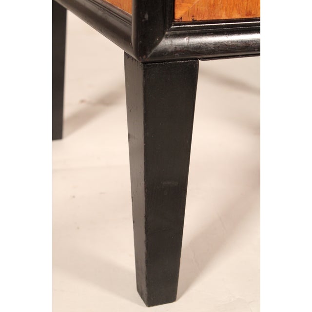 Art Deco Birch and Ebonized Side Table For Sale - Image 11 of 11