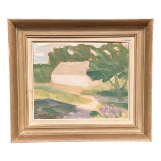 Tor Hörlin, Path, 1944, Oil on Panel, Framed For Sale