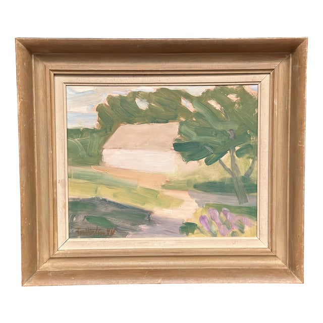 Tor Hörlin, Path, 1944, Oil on Panel, Framed For Sale