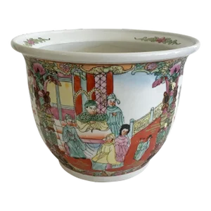 Rose Medallion Small Cachepot