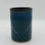 1970s Vintage Signed Studio Pottery Ocean Wave Vase / Utensil Cup – Blue Gray Glaze, 5” For Sale - Image 5 of 8