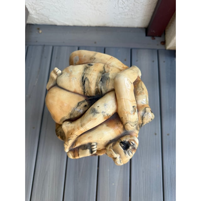 Sculpture Materials “Something on His Mind: The Crazy Man,” #1 of 64 Plaster Casts Copyright 1972 For Sale - Image 7 of 7