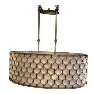 Feiss Lucia Crystal Ceiling Pendant For Sale