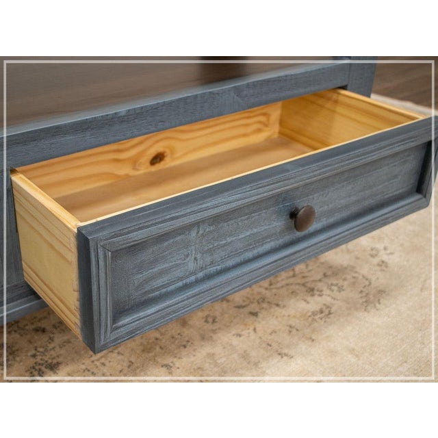 The Camilla collection is made of solid pine and it really stands out with the beautiful blue tones. Can easily be...
