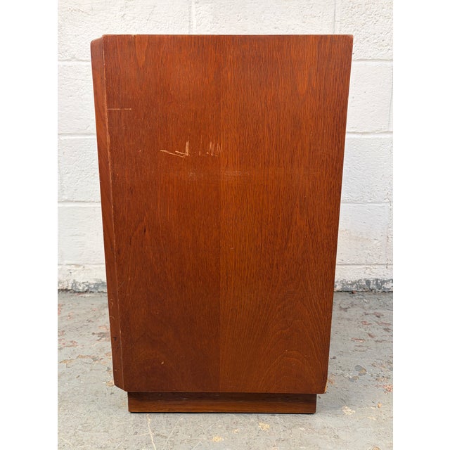 Brown Mid 20th Century T.H. Robsjohn-Gibbings for Widdicomb Mid-Century Walnut Nightstand For Sale - Image 8 of 15