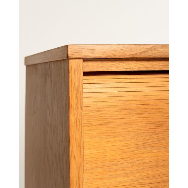 1960s Oak Compact Sideboard from AB Kinnarps, Sweden, 1960s For Sale - Image 5 of 12