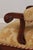 Pair French Oak Carved Wing Back Damask Chairs For Sale - Image 17 of 18