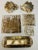 Fleurs D’oro Gold Leaf Glass Trays - Set of 6 For Sale In Los Angeles - Image 6 of 13