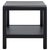 Wood Omara 1 Shelf Side Table in Black For Sale - Image 7 of 8
