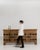 Brutalist Oak Buffet With Iron Hardware For Sale - Image 10 of 11