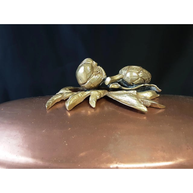 Vintage Ruffoni Historia Style Copper Roaster For Sale - Image 4 of 7