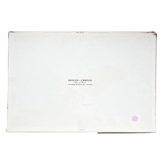 Large Vintage Matching Monogramed Purple Placemat and Napkin Set - Service for Twelve- 24 Pieces For Sale In Oklahoma City - Image 6 of 6