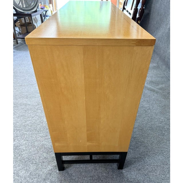 Late 20th Century Maple Dresser With Mirror For Sale - Image 10 of 16