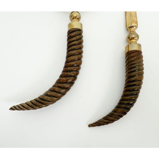 Late 20th Century Vintage Magnifying Glass & Letter Opener Set For Sale - Image 5 of 9