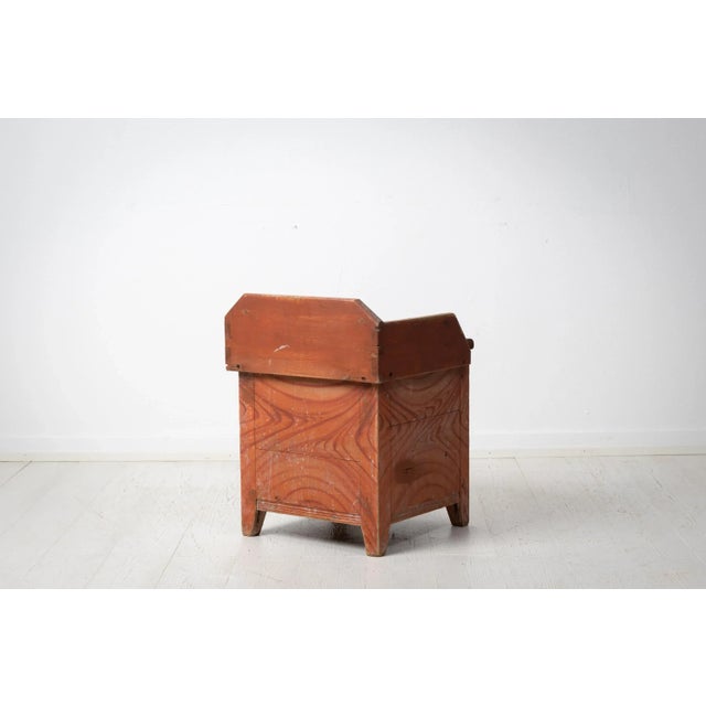 Antique Swedish Folk Art Childrens Chair For Sale - Image 5 of 10