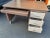 Mid-Century Modern Vintage Mid Century Metal Writing Desk For Sale - Image 3 of 12