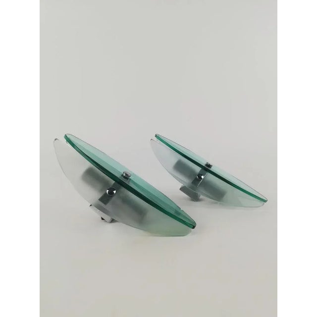 Wall Sconces in Turquoise Glass from Veca, Italy, 1970s, Set of 2 For Sale - Image 13 of 18