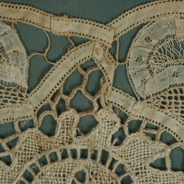 Circa 1700 Lace Embroidered Picture For Sale - Image 9 of 12