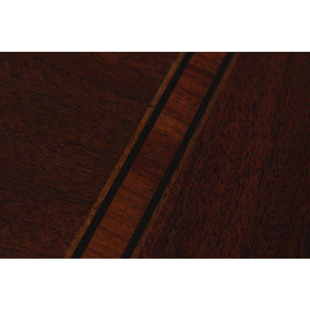 Henkel Harris Henkel Harris Mahogany 2276 Double Pedestal Dining Table For Sale - Image 4 of 18