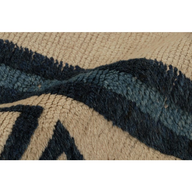 Antique Chinese Art Deco Rug With Pictorials and Floral Pattern From Rug & Kilim For Sale In New York - Image 6 of 8