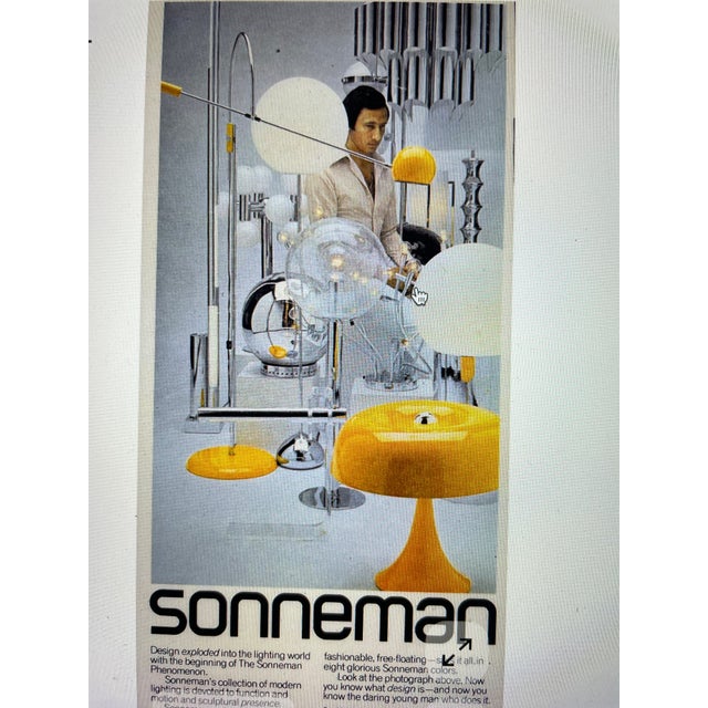Mid 20th Century Mid 20th Century Mid Century Modern Robert Sonneman Chrome Ball Waterfall Lamps Set of 2 For Sale - Image 5 of 5
