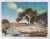 Rustic Mid 20th Century Impressionist Landscape Painting For Sale - Image 3 of 3