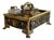 Antique French Boulle Desk Inkwell Standish Set, 1880 For Sale