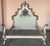 20th French Antique White and Giltwood Queen Bed with Original Painting We have matching nightstands Dimensions: Height:...