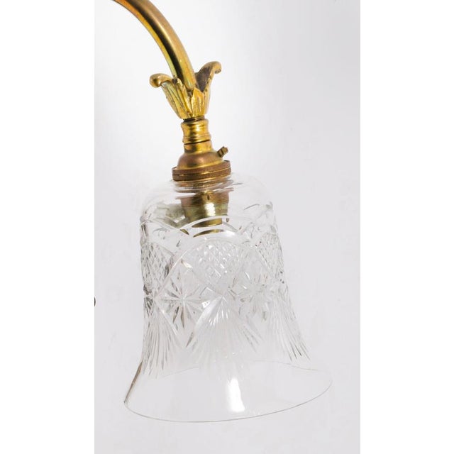 Antique Neo-Classical Ormolu & Glass Griffin Wall Lights, 1890s, Set of 6 For Sale - Image 3 of 9