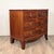 A late 18th- / early 19th-century English mahogany chest of drawers with satinwood inlay, circa 1800.