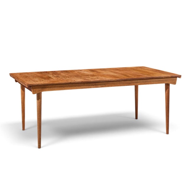 Finn Juhl for France & Søn Fd510 Expanding Teak Dining Table With 2 Leaves For Sale In Chicago - Image 6 of 14