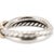David Yurman Crossover 925 Silver & 18k Yellow Gold 4 MM Petite X Band Ring, Size 4 For Sale In Houston - Image 6 of 8