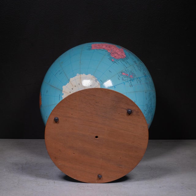 Mid-Century Replogle 12 Inch World Globe c.1950 For Sale In San Francisco - Image 6 of 7